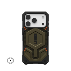 uag monarch case for iphone 17 pro max green front view