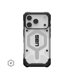uag pathfinder case for iphone 17 pro clear front view