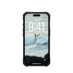 uag pathfinder case for iphone 17 pro blue side profile