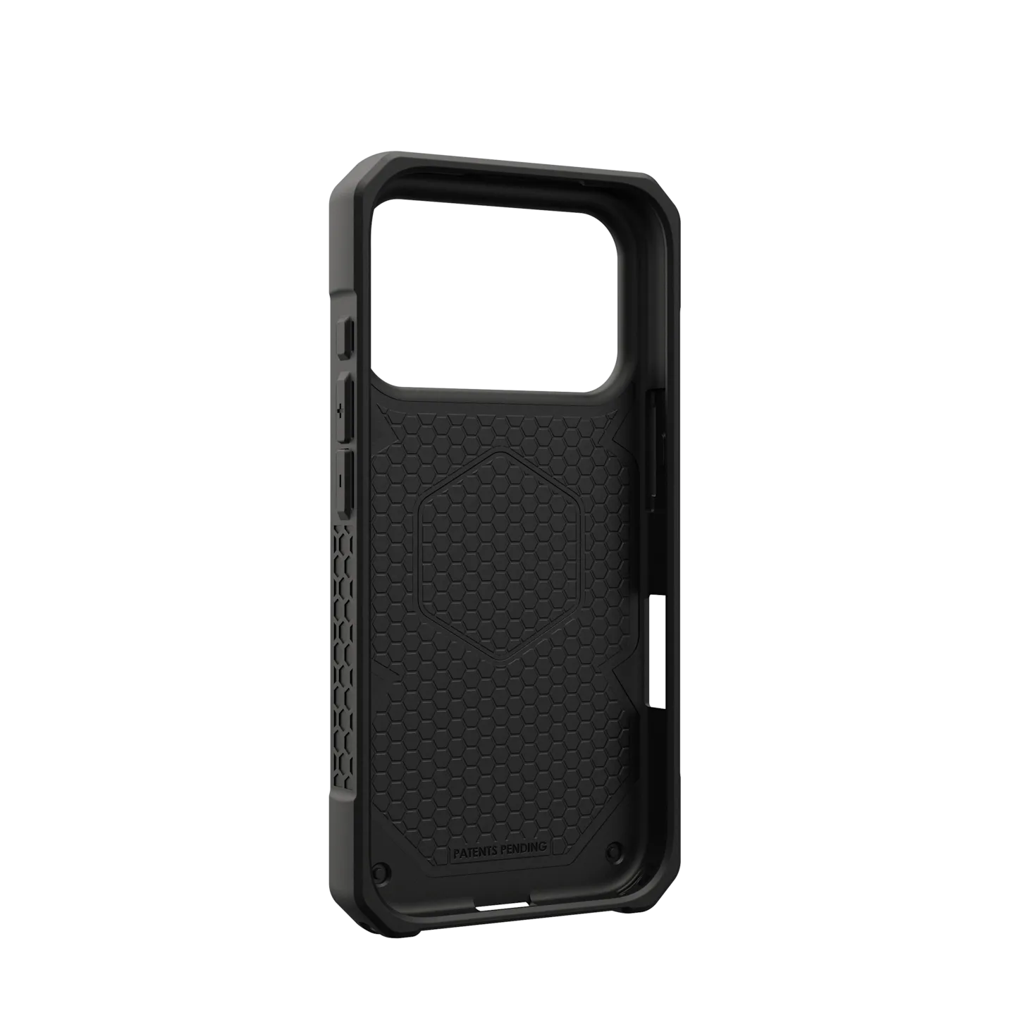 uag monarch case for iphone 17 pro mallard side profile