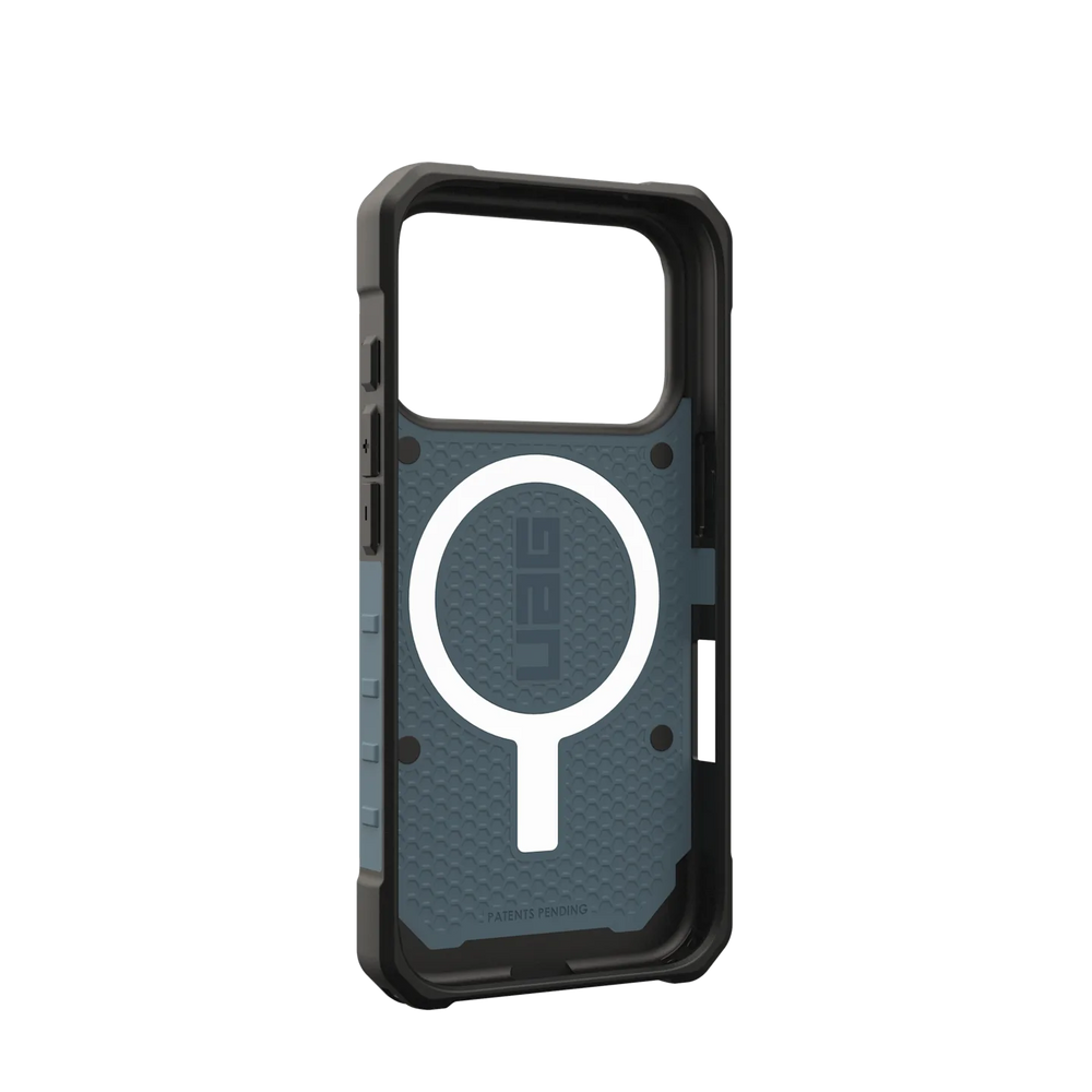 uag pathfinder case for iphone 17 pro max cloud blue corner bumper