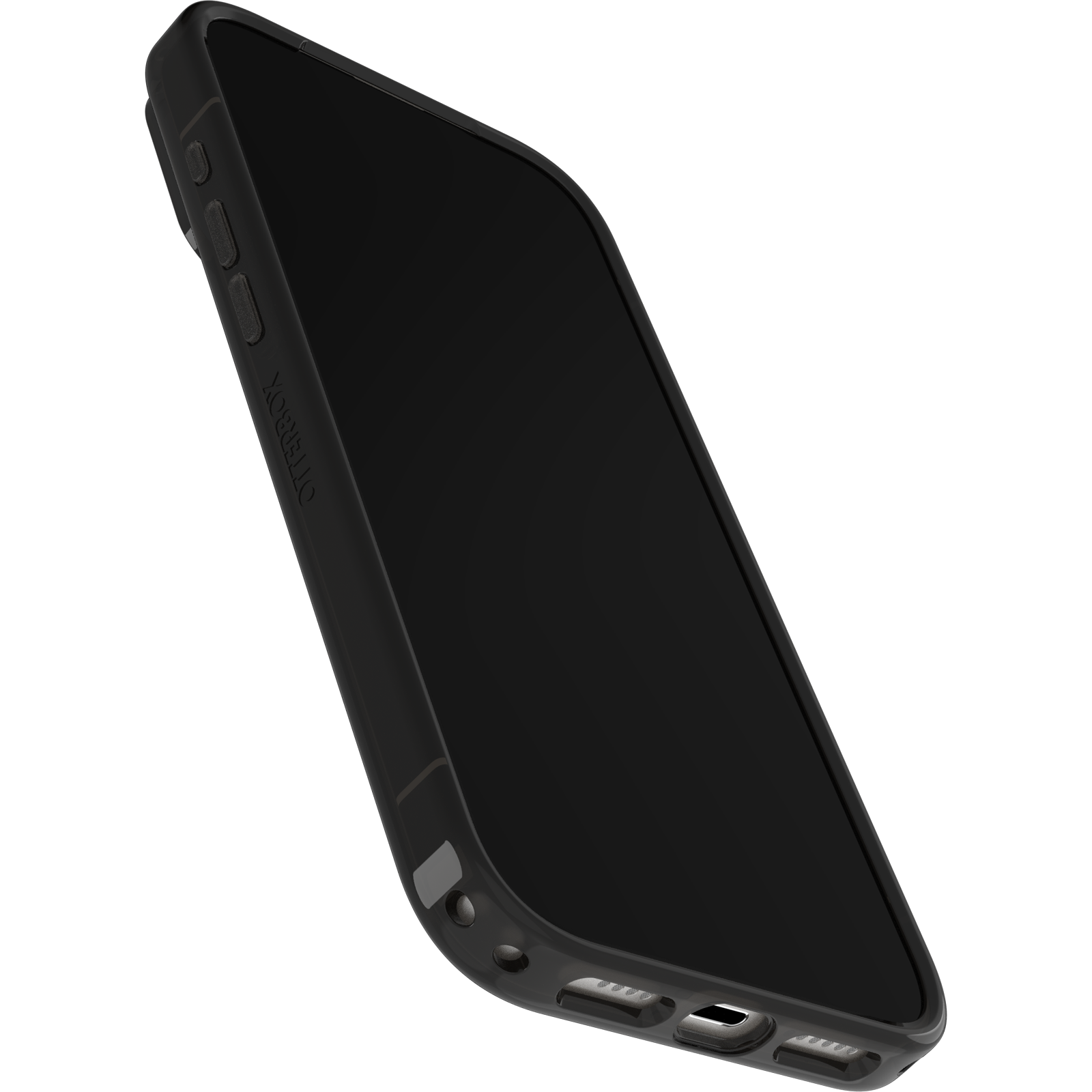 otterbox symmetry case for iphone 17 pro max black corner bumper