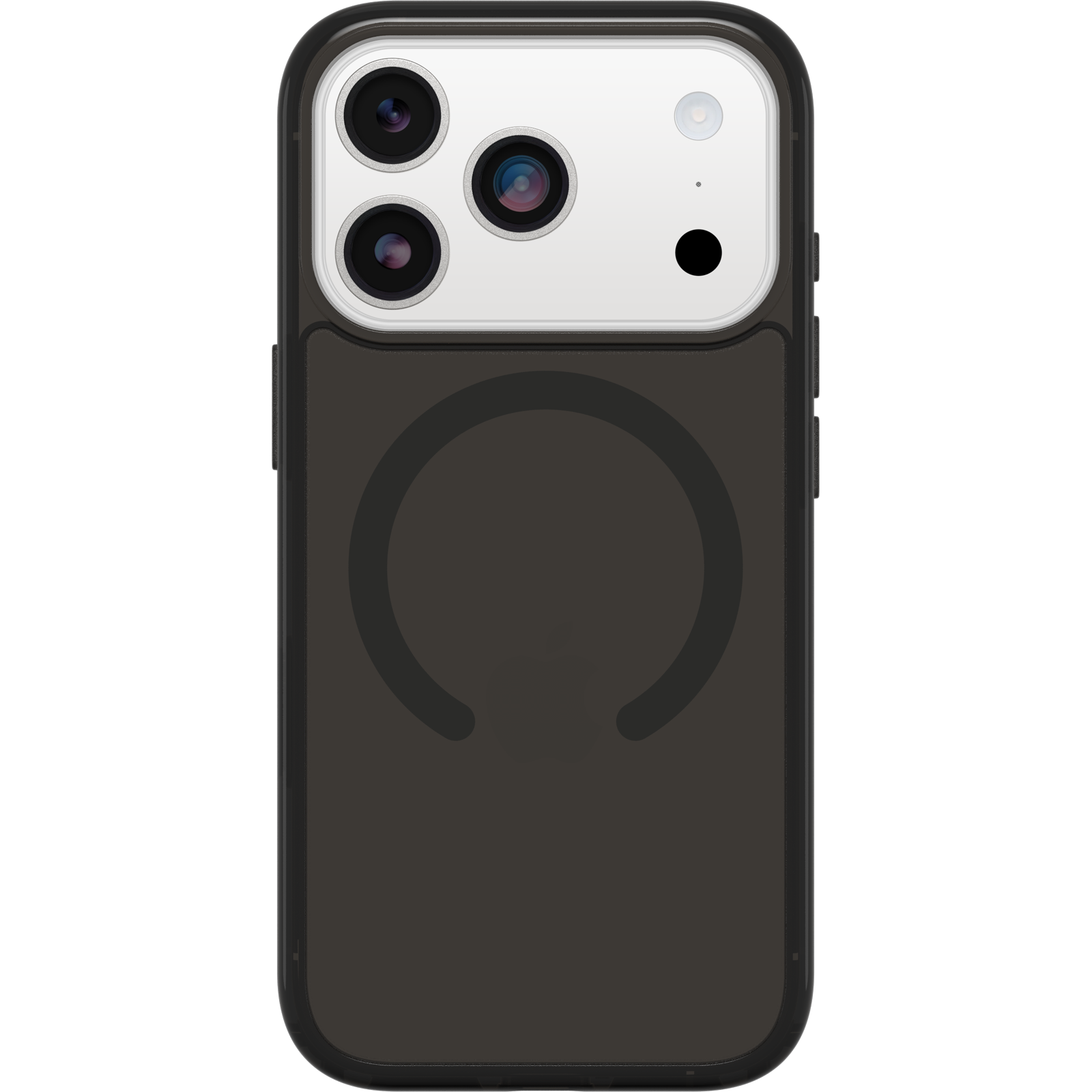 otterbox symmetry case for iphone 17 pro black side profile