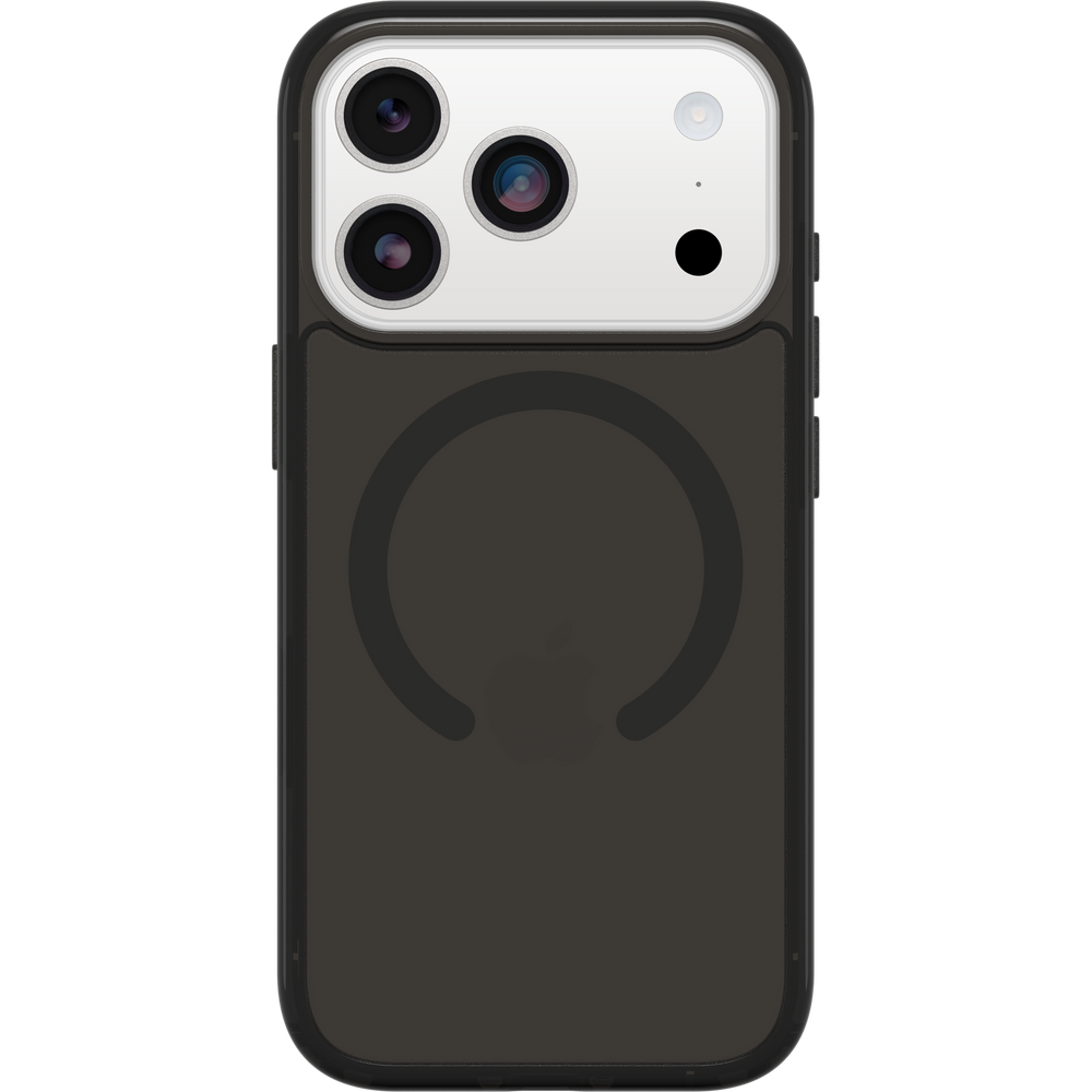 otterbox symmetry case for iphone 17 pro black side profile