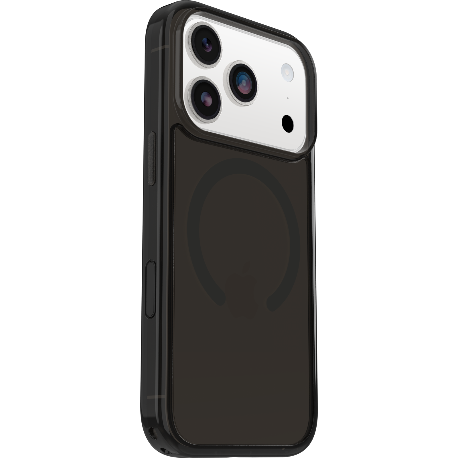 otterbox symmetry case for iphone 17 pro black corner bumper