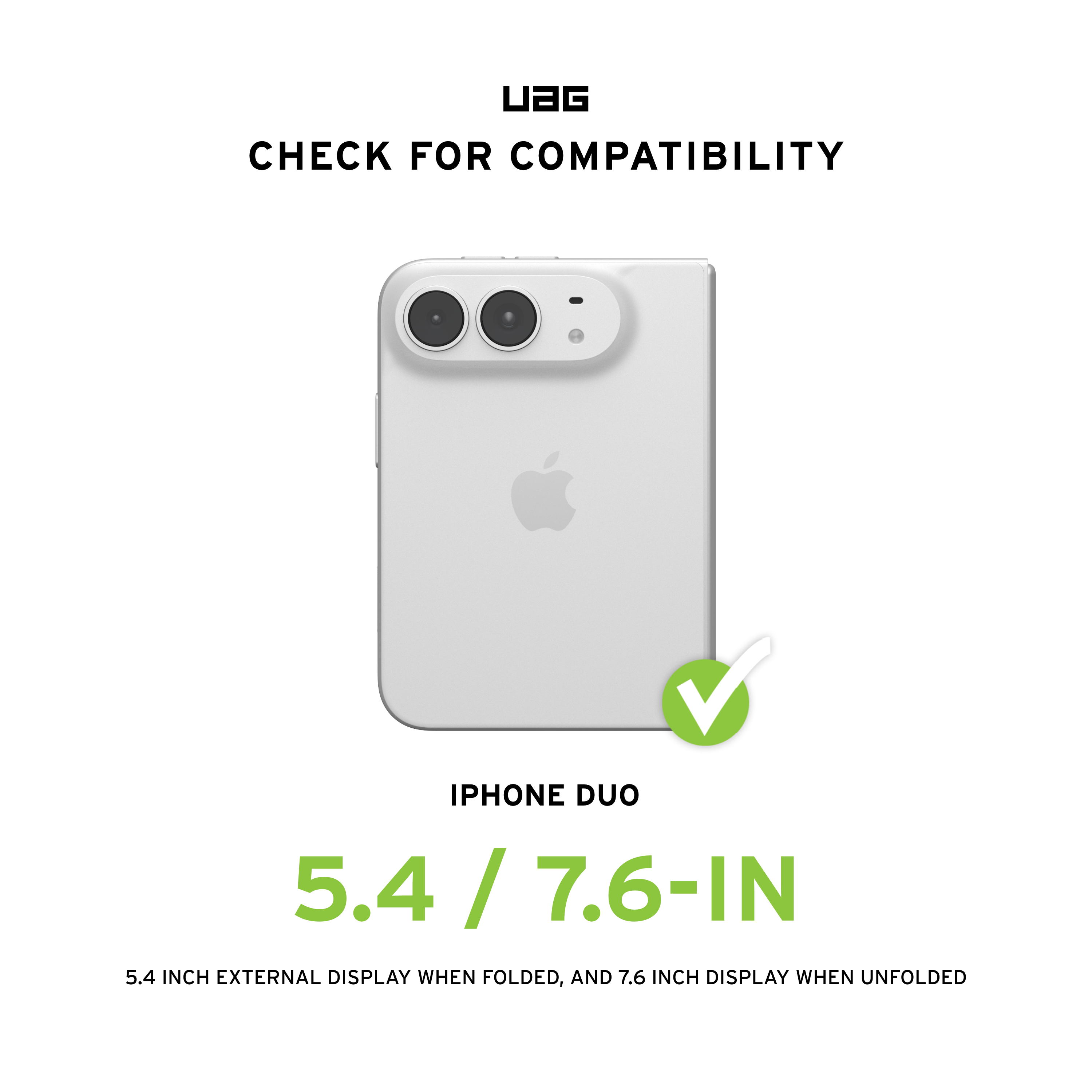 UAG Mouve Magsafe Case for iPhone Duo - Ash