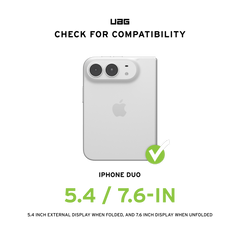 UAG Mouve Magsafe Case for iPhone Duo - Ash