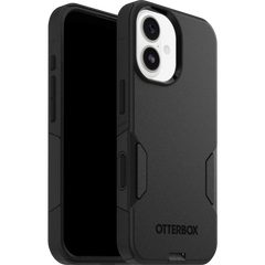 otterbox commuter case for iphone 17 standard black slim front view