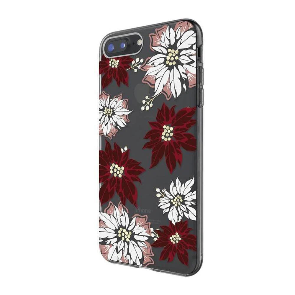 Incipio Design Series Case iPhone SE 3rd / SE 2nd / 8 / 7 / 6 - Poinsettia Clear