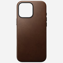 Load image into Gallery viewer, Nomad Traditional Premium Leather Case iPhone 16 Pro Max 6.9 - Brown