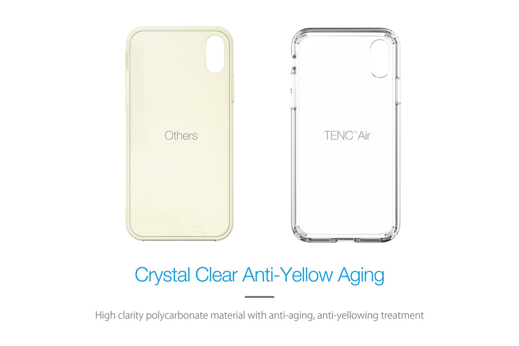 Just Mobile TENC Air Slim Bumper Case For iPhone XsMax - Clear