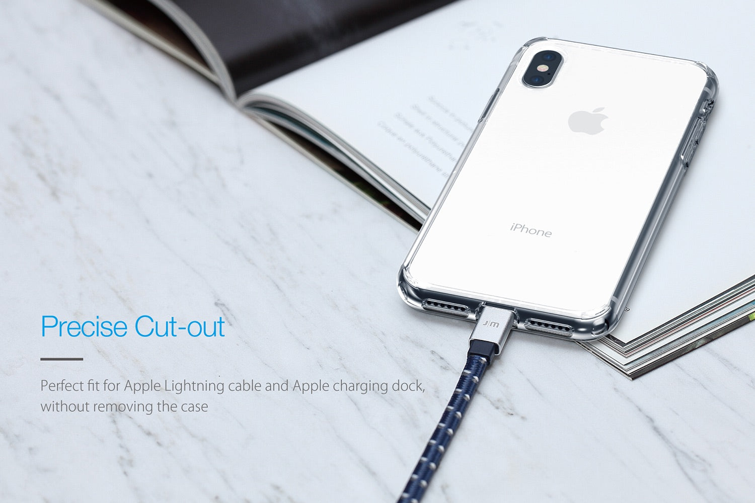 Just Mobile TENC Air Slim Bumper Case For iPhone XsMax - Clear