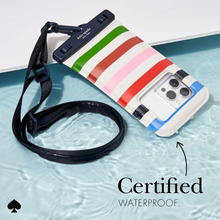 Load image into Gallery viewer, Kate Spade New York Waterproof Floating Pouch - Adventure Stripe