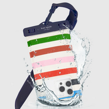 Load image into Gallery viewer, Kate Spade New York Waterproof Floating Pouch - Adventure Stripe