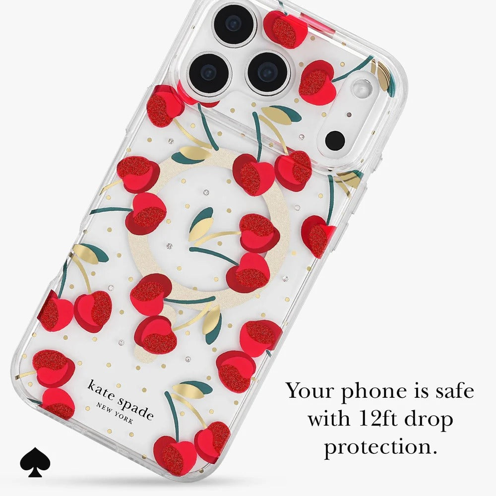 kate spade kate spade case for iphone 17 pro max clear in-hand photo