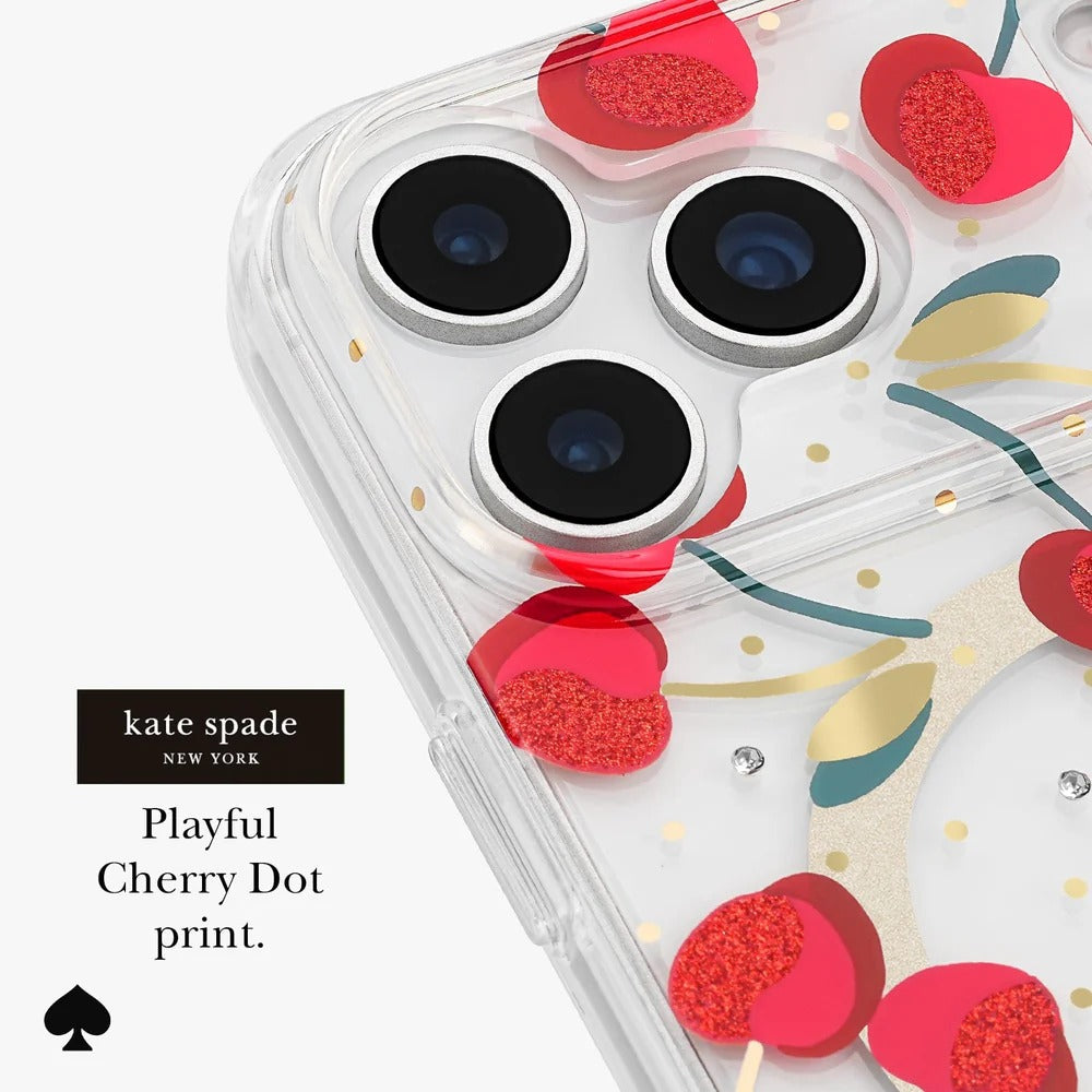 kate spade kate spade case for iphone 17 pro max clear camera ring