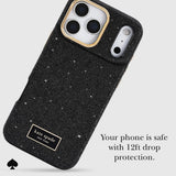 kate spade kate spade case for iphone 17 pro max black angle view