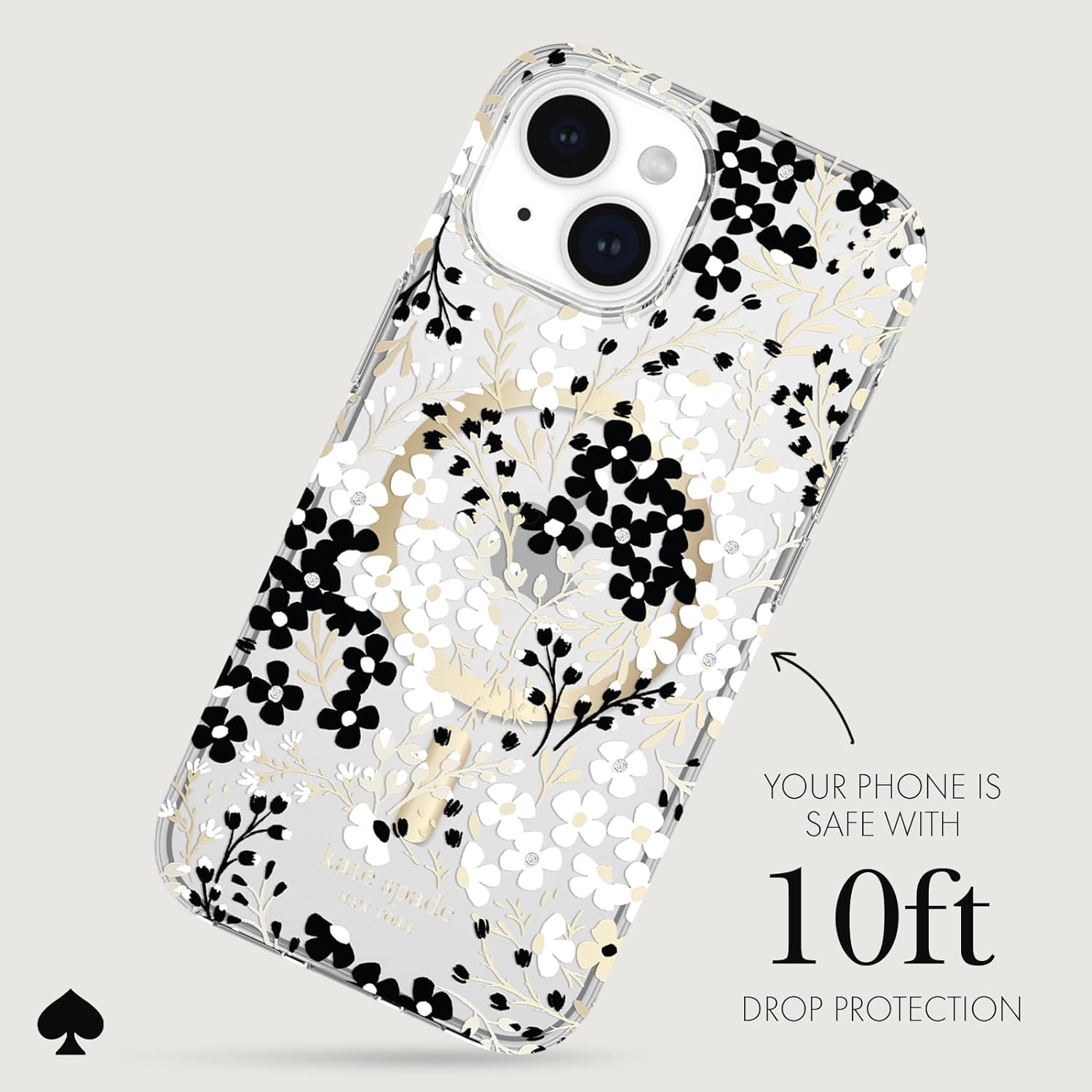 Kate Spade MagSafe Case iPhone 15 / 14 / 13 Standard 6.1 inch - Multi Floral