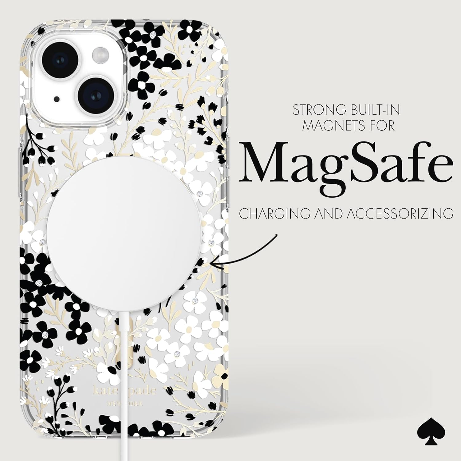 Kate Spade MagSafe Case iPhone 15 / 14 / 13 Standard 6.1 inch - Multi Floral