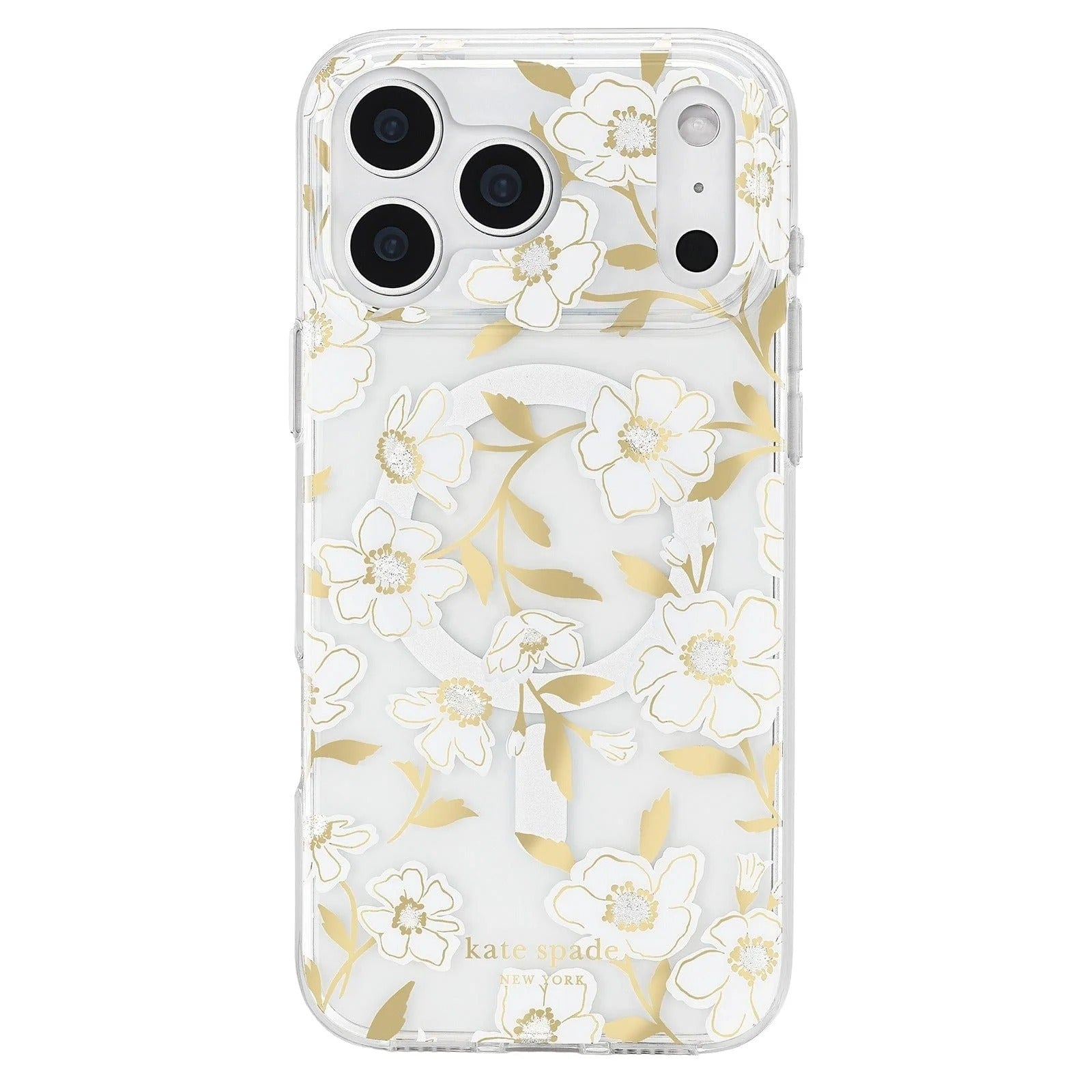 kate spade kate spade case for iphone 17 pro max clear back pattern design