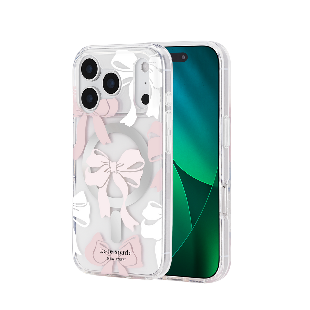 kate spade kate spade case for iphone 17 pro max clear front view