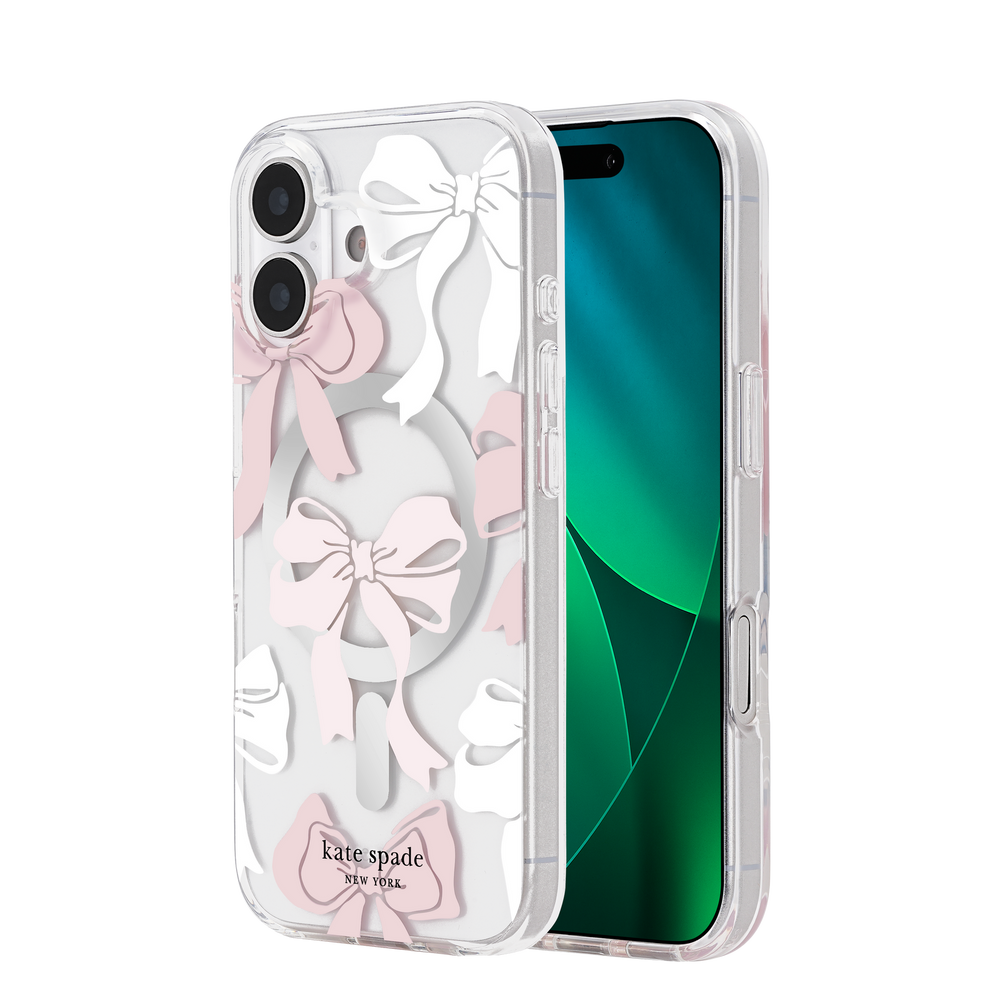 kate spade kate spade case for iphone 17 standard clear front view