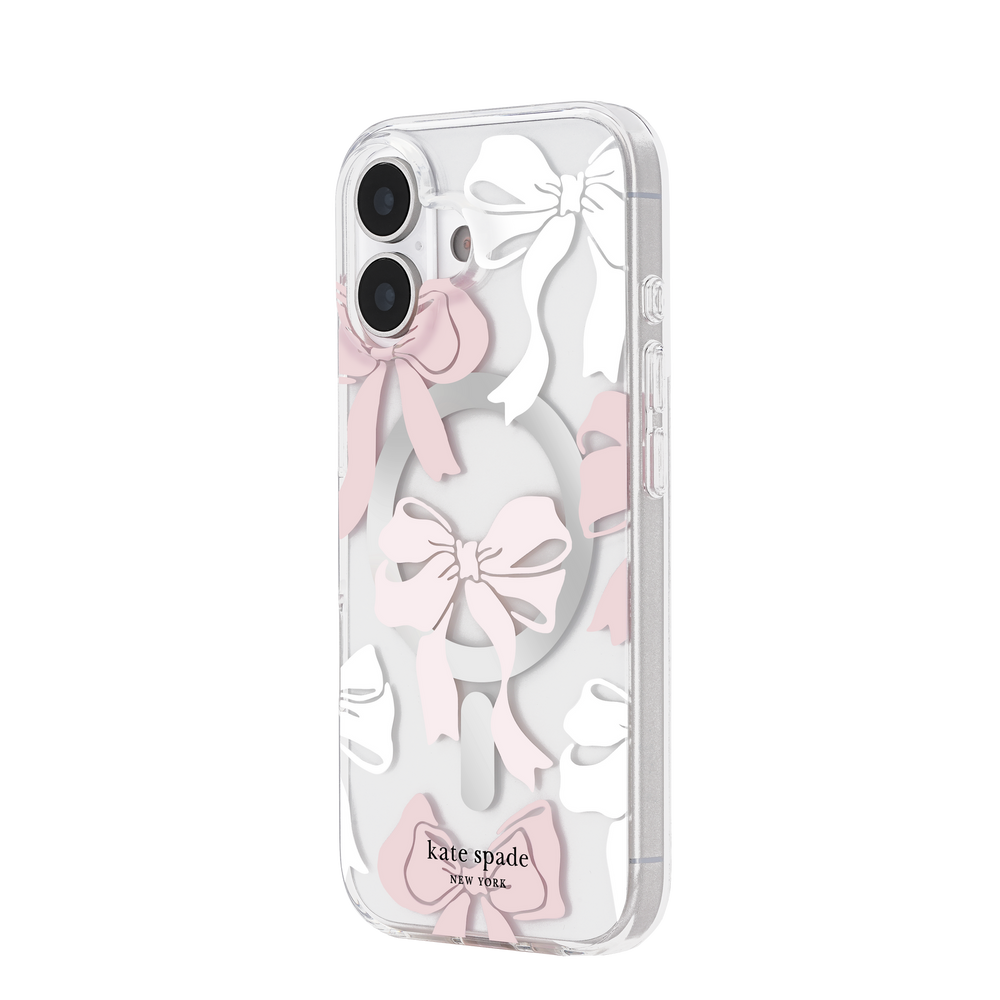 kate spade kate spade case for iphone 17 standard clear back pattern design