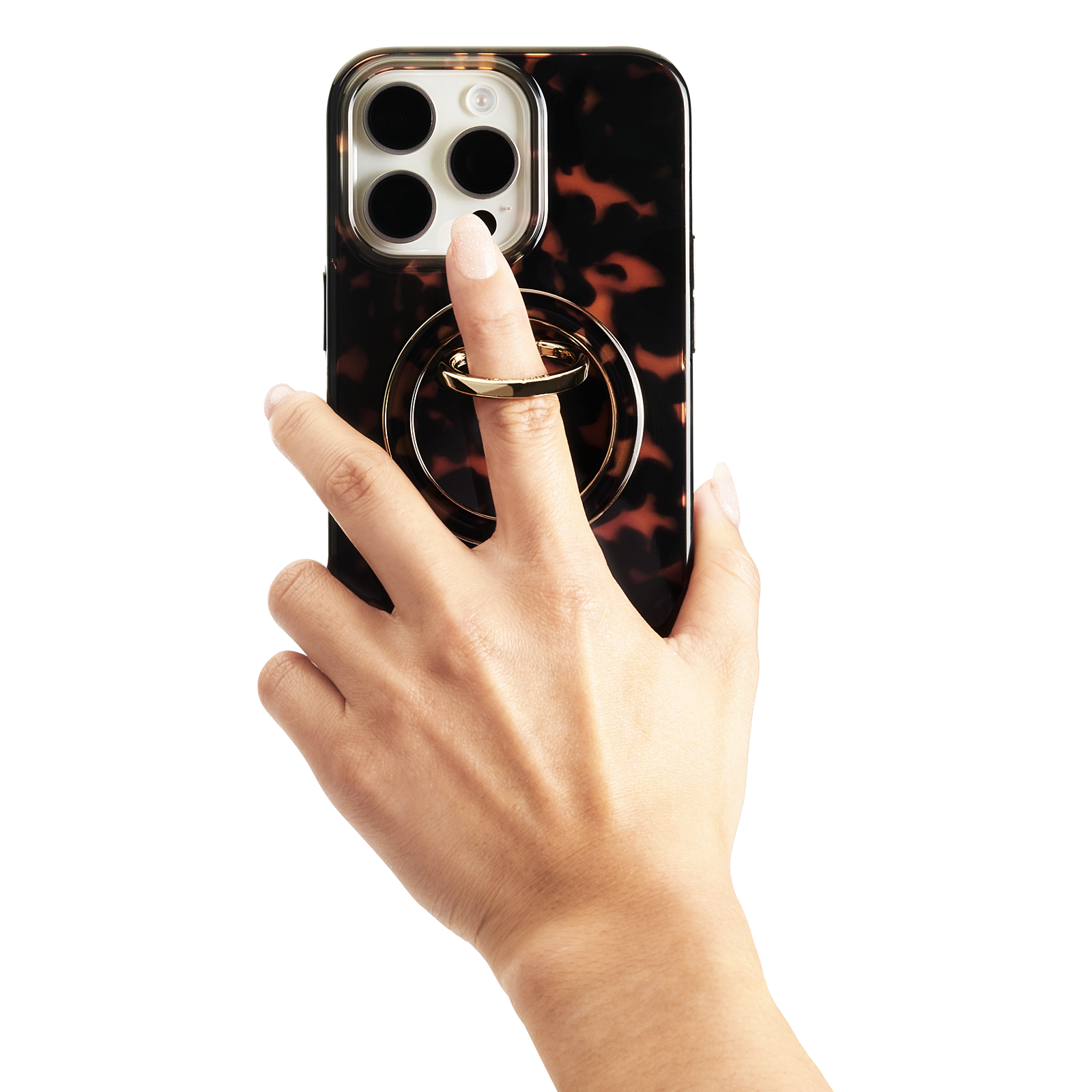 Kate Spade Magnetic Ring Stand for Phones and Cases with MagSafe - Tortoise