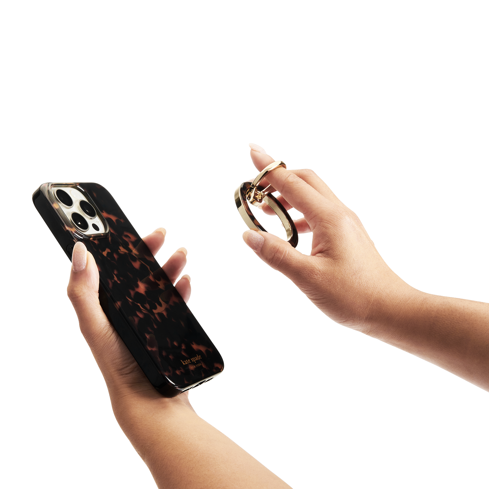 Kate Spade Magnetic Ring Stand for Phones and Cases with MagSafe - Tortoise