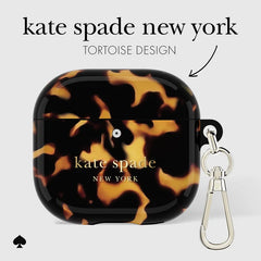 Kate Spade Tortoise with Gold Clip for AirPods 4