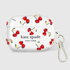 Kate Spade Cherry Dot with Gold Clip for AirPod Pro 3