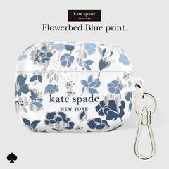 Kate Spade Flowerbed Blue with Silver Clip for AirPod Pro 3
