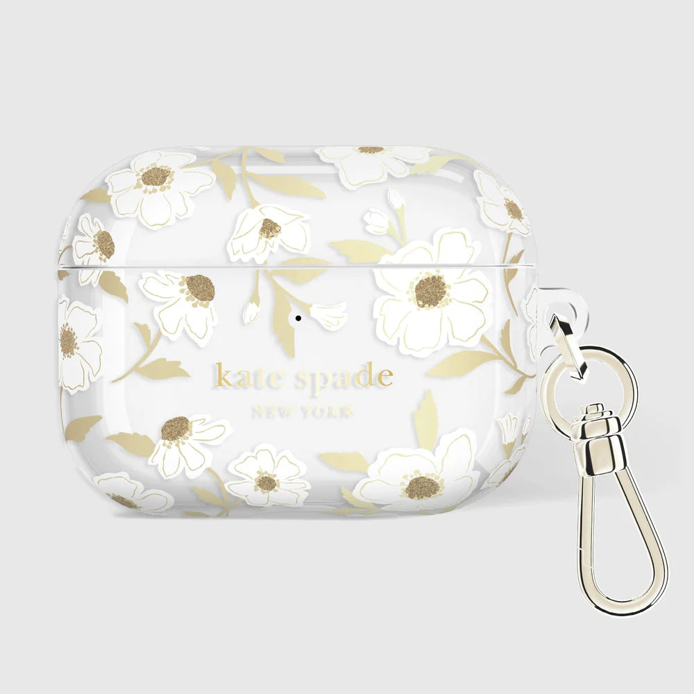Kate Spade Sunshine Floral with Gold Clip for AirPod Pro 3
