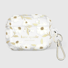 Kate Spade Sunshine Floral with Gold Clip for AirPod Pro 3