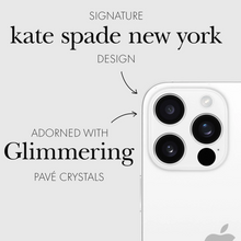 Load image into Gallery viewer, Kate Spade Aluminum Ring Lens Protector iPhone 16 Pro &amp; 16 Pro Max - Set in Stone