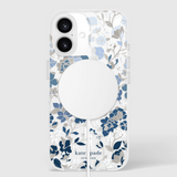 Kate Spade Flowerbed Blue MagSafe Case for iPhone 16 Plus Clear / Blue