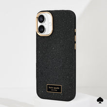 Load image into Gallery viewer, Kate Spade Crystal Pave MagSafe Case for iPhone 16 Standard Black