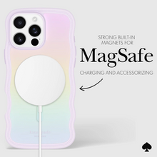 Load image into Gallery viewer, Kate Spade Wave MagSafe Case for iPhone 16 Pro Opal Iridescent