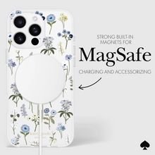 Load image into Gallery viewer, Kate Spade Precious Bloom MagSafe Case for iPhone 16 Pro Clear / Blue