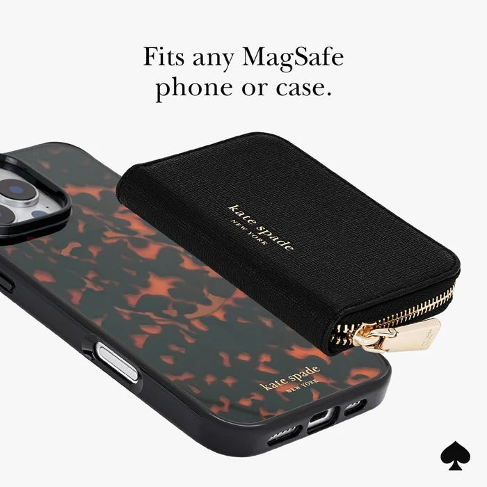 Kate Spade Devin Zip Magnetic Wallet for MagSafe - Black