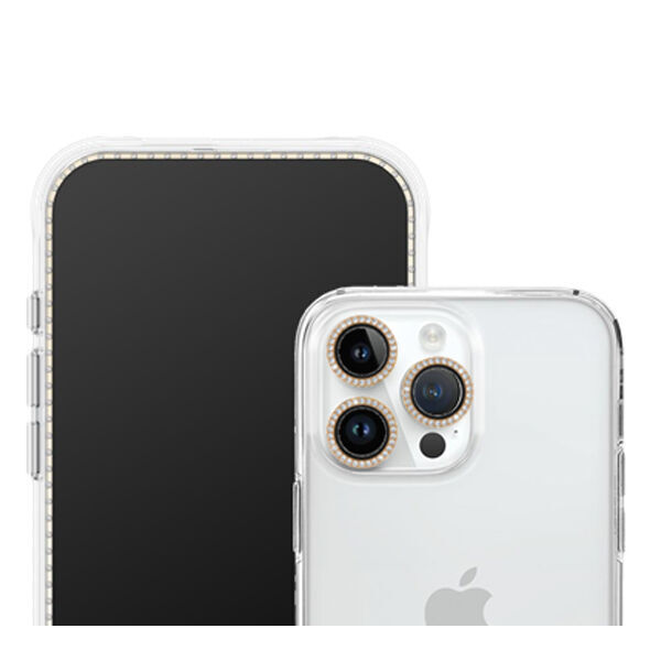 Kate Spade Fashion Lens & Screen Protectors for iPhone 17 Pro Max - Set in Stone Gold
