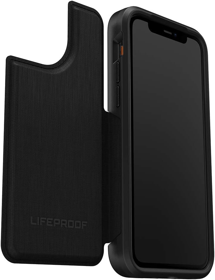 LifeProof Flip Wallet Case for IPhone 11 Pro 5.8 inch Screen (NON WATERPROOF)- Black