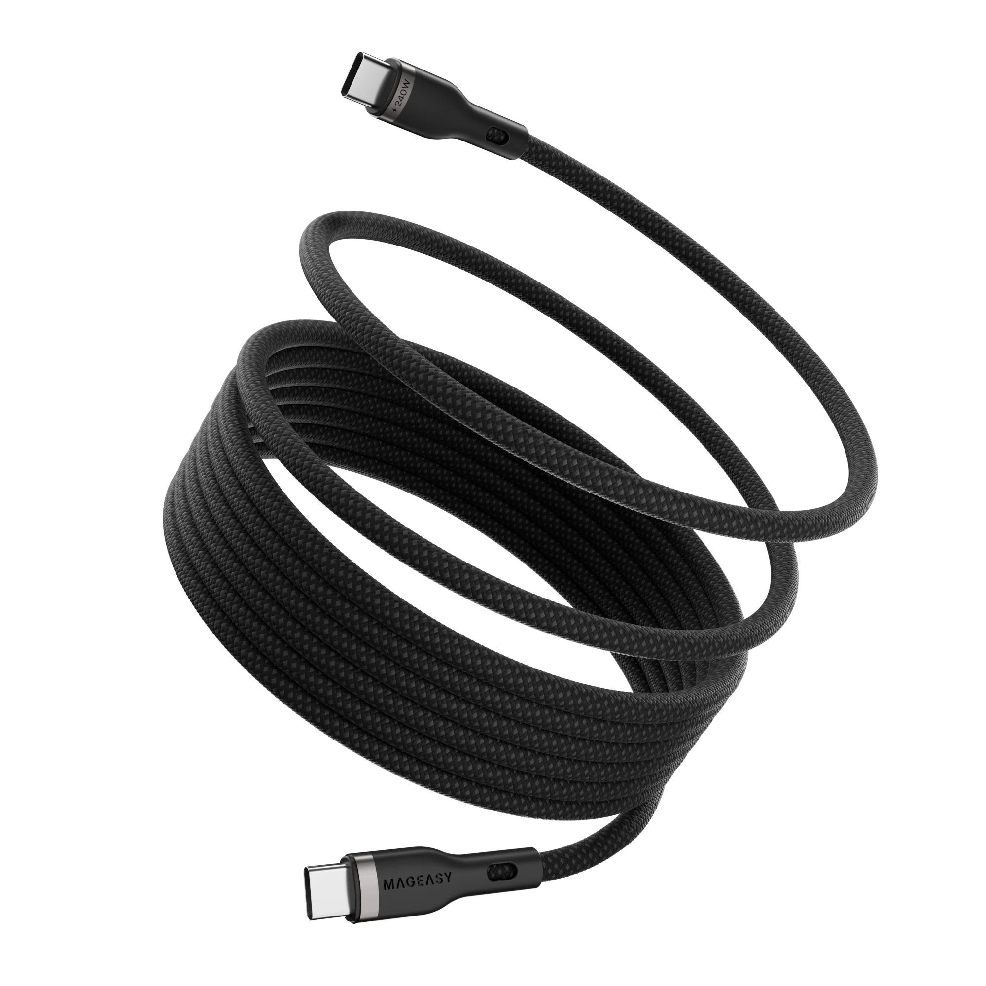 MagEasy Magnetic Fast Charging & Data Sync Cable USB-C to USB-C 240W 2M