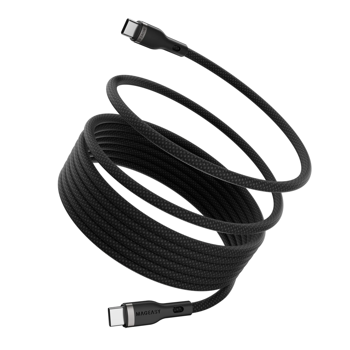 MagEasy Magnetic Fast Charging & Data Sync Cable USB-C to USB-C 240W 2M