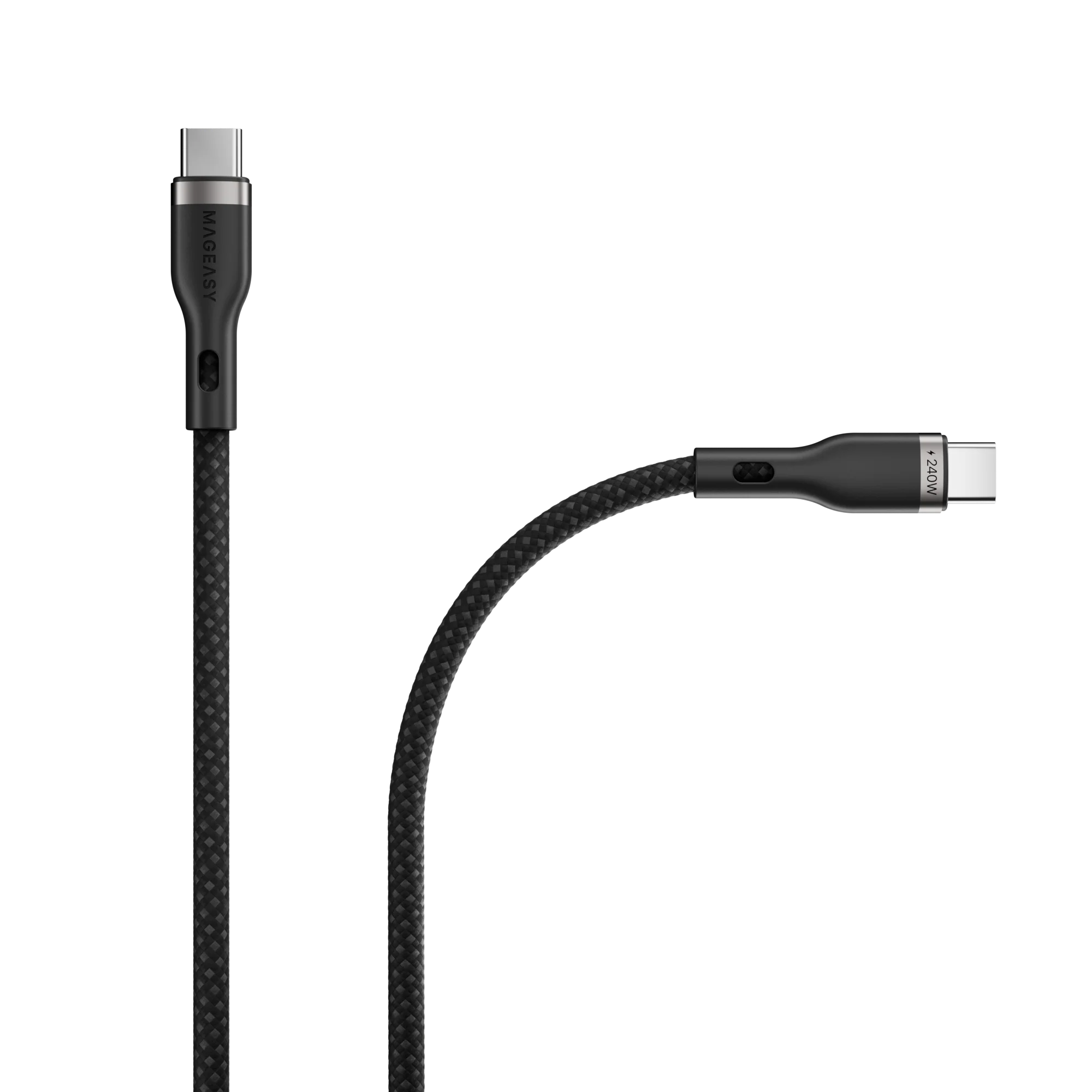 MagEasy Magnetic Fast Charging & Data Sync Cable USB-C to USB-C 240W 2M