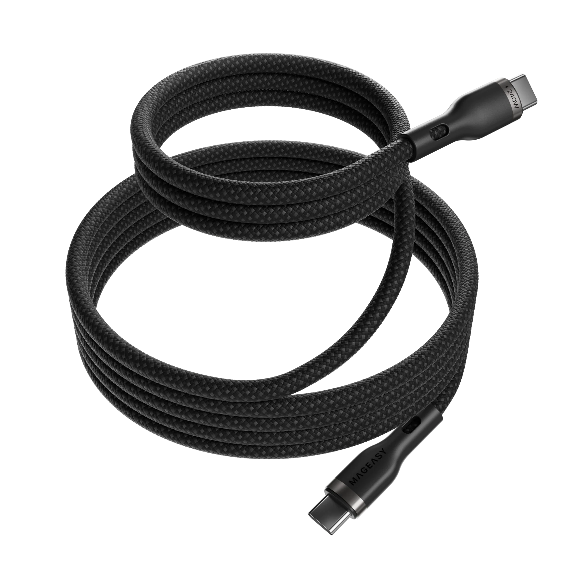 MagEasy Magnetic Fast Charging & Data Sync Cable USB-C to USB-C 240W 2M