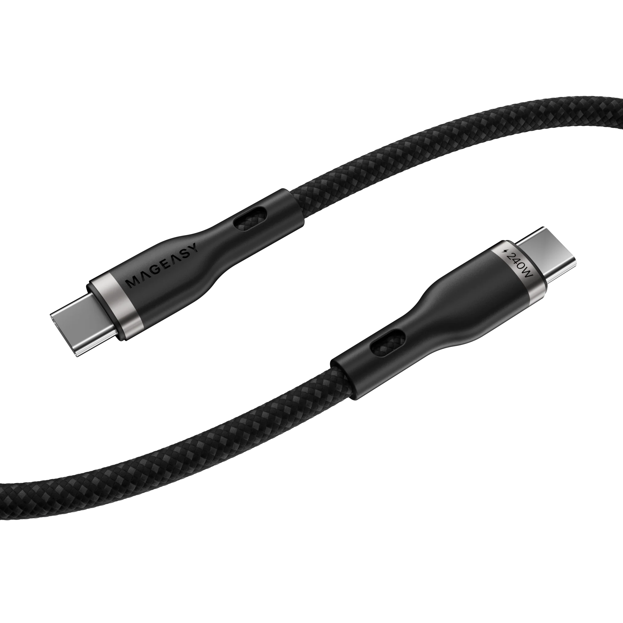 MagEasy Magnetic Fast Charging & Data Sync Cable USB-C to USB-C 240W 2M