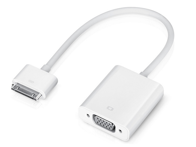 Apple Official 30 Pin to VGA adapter - White