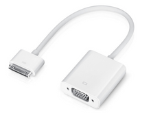 Load image into Gallery viewer, Apple Official 30 Pin to VGA adapter - White