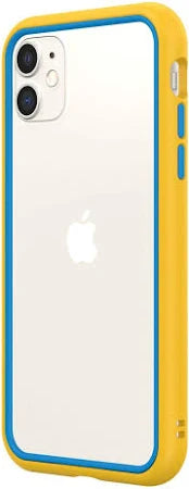 RhinoShield Mod NX Bumper Case & Clear Backplate iPhone 11 - Yellow / Azure Blue